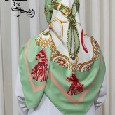 روسری ابریشم توییل مجلسی . روسری ابریشم کجراه . روسری ابریشم توییل . روسری قواره 140 . روسری طرحدار . روسری مجلسی زیبای