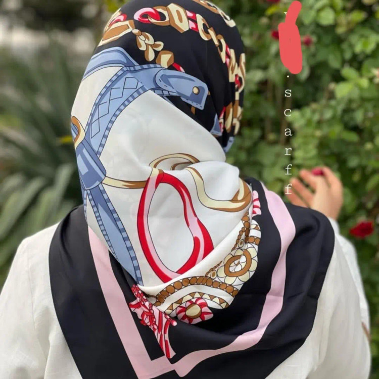 روسری ابریشم توییل مجلسی روسری ابریشم کجراه . روسری ابریشم توییل .روسری قواره 140 . روسری طرحدار .روسری مجلسی زیباز