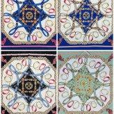 روسری ابریشم توییل مجلسی روسری ابریشم کجراه . روسری ابریشم توییل .روسری قواره 140 . روسری طرحدار .روسری مجلسی زیباز