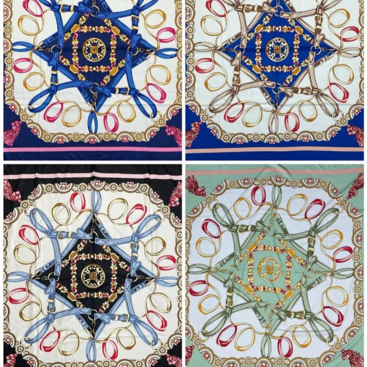 روسری ابریشم توییل مجلسی روسری ابریشم کجراه . روسری ابریشم توییل .روسری قواره 140 . روسری طرحدار .روسری مجلسی زیباز