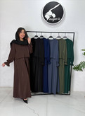 ست دو تیکه الیزه سنگدوزی مدل پریا
