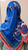 روسری ابریشم توییل درجه یک وارداتی قواره ۱۴۰ ایراددار