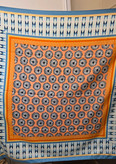 روسری ابریشم توییل درجه یک وارداتی قواره ۱۴۰ ایراددار
