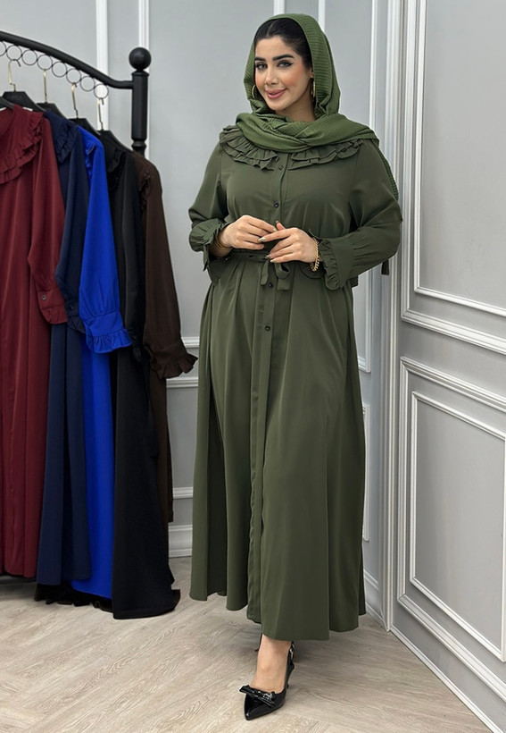 مانتو عبایی الیزه مدل رزا
