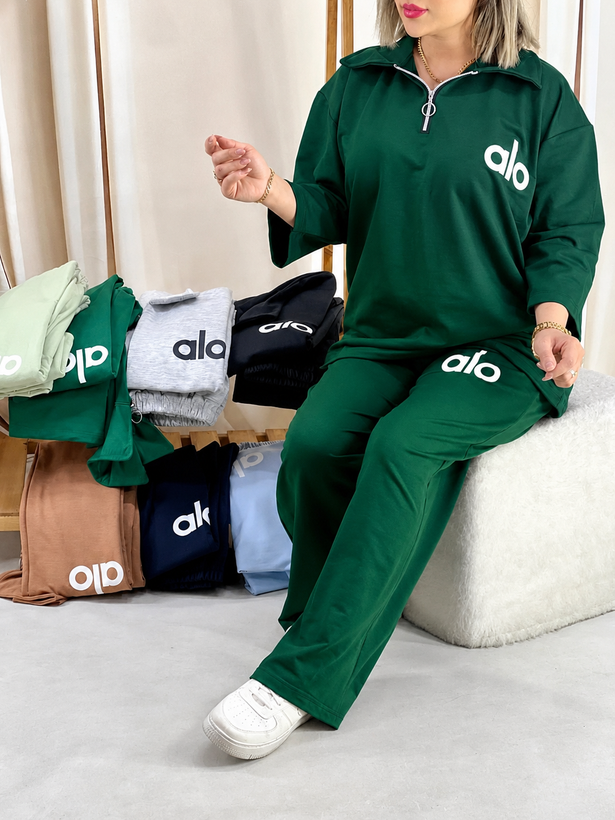 تیشرت باکسی و شلوار alo