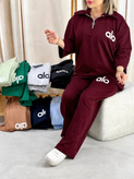 تیشرت باکسی و شلوار alo