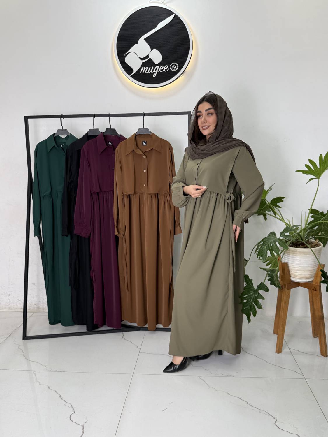 مانتو عبایی الیزه مدل سیما