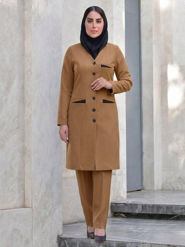 مانتو شلوار اداری مازراتی مدل تینا